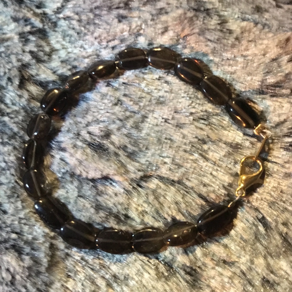 New Natural Smoky Quartz Gemstone Bracelet